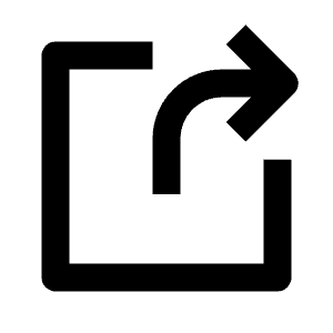 Export Icon from Outlined Line - Streamline Material Free Set