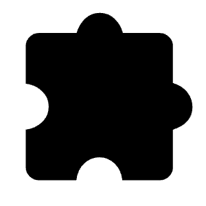Extension Fill Icon from Outlined Fill - Material Symbols Set