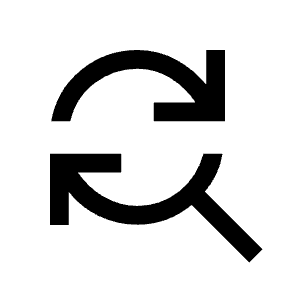 Find Replace Icon from Outlined Line - Material Symbols Set