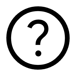 Help Icon from Outlined Line - Material Symbols Set