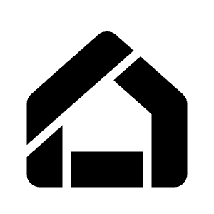 Home App Logo Icon from Sharp Line - Material Symbols Set