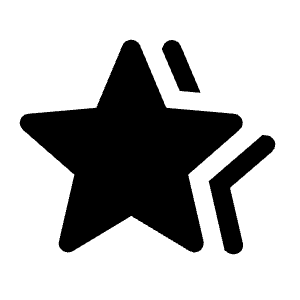 Hotel Class Fill Icon from Rounded Fill - Material Symbols Set