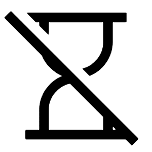 Hourglass Disabled Fill Icon from Outlined Fill - Material Symbols Set