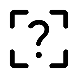 Indeterminate Question Box Icon from Rounded Line - Material Symbols Set