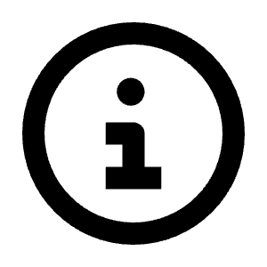 Info Icon from Outlined Line - Material Pro Free Set