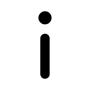 Info I Icon from Rounded Line - Material Symbols Set