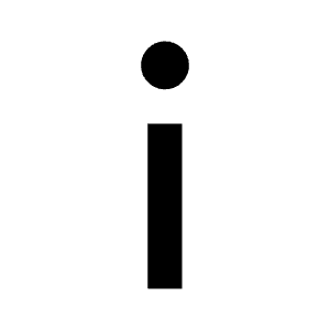 Info I Fill Icon from Sharp Fill - Material Symbols Set