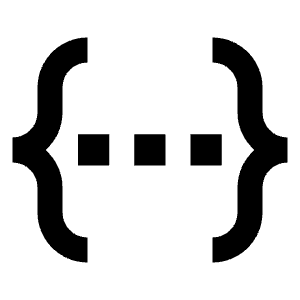 Json Icon from Sharp Line - Material Pro Free Set