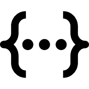 Json Icon from Outlined Line - Material Pro Free Set