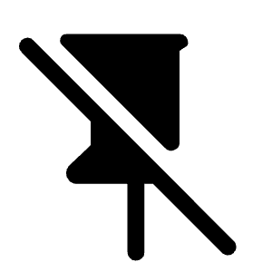 Keep Off Fill Icon from Rounded Fill - Material Symbols Set