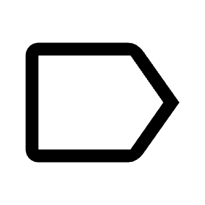 Label Icon from Outlined Line - Material Symbols Set