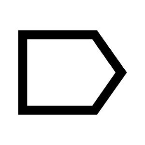 Label Icon from Sharp Line - Material Symbols Set