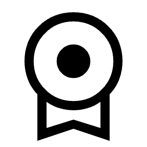 License Icon from Outlined Line - Material Symbols Set