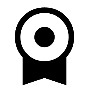 License Fill Icon from Sharp Fill - Material Symbols Set