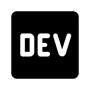 Logo Dev Fill Icon from Rounded Fill - Material Symbols Set