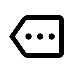 More Icon from Outlined Line - Material Symbols Set