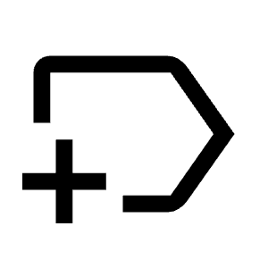 New Label Icon from Outlined Line - Material Symbols Set