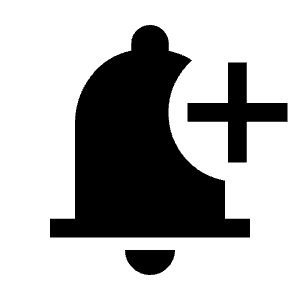 Notification Add Fill Icon from Outlined Fill - Material Symbols Set