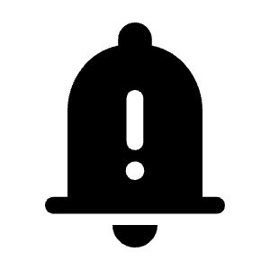 Notification Important Fill Icon from Rounded Fill - Material Symbols Set