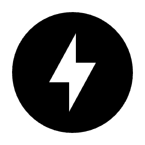 Offline Bolt Fill Icon from Outlined Fill - Streamline Material Free Set