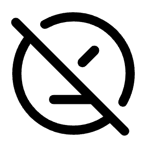 Offline Pin Off Icon from Rounded Line - Material Symbols Set