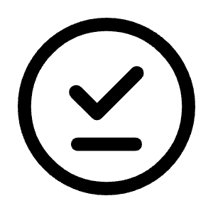 Offline Pin Icon from Rounded Line - Material Symbols Set