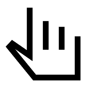 Pan Tool Alt Icon from Sharp Line - Material Symbols Set