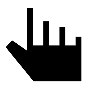 Pan Tool Alt Fill Icon from Sharp Fill - Material Symbols Set