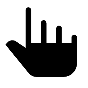 Pan Tool Alt Fill Icon from Outlined Fill - Material Symbols Set