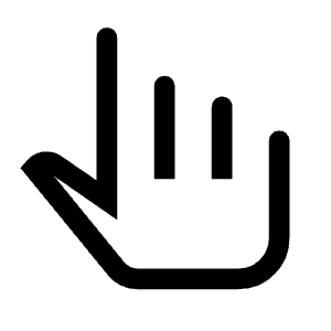 Pan Tool Alt Icon from Outlined Line - Material Symbols Set