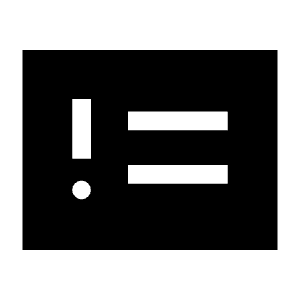 Problem Fill Icon from Sharp Fill - Material Symbols Set