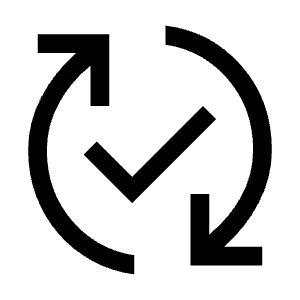 Published With Changes Icon from Sharp Line - Material Symbols Set