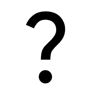 Question Mark Icon from Outlined Line - Material Symbols Set