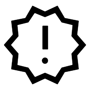 Release Alert Icon from Sharp Line - Material Symbols Set
