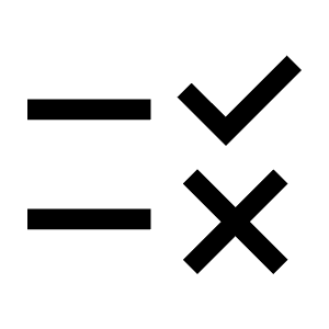 Rule Fill Icon from Sharp Fill - Material Symbols Set