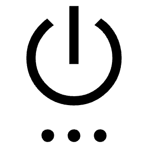 Settings Power Fill Icon from Sharp Fill - Material Symbols Set