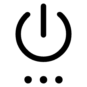 Settings Power Fill Icon from Rounded Fill - Material Symbols Set