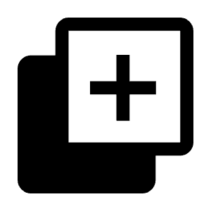 Shadow Add Icon from Outlined Line - Material Symbols Set