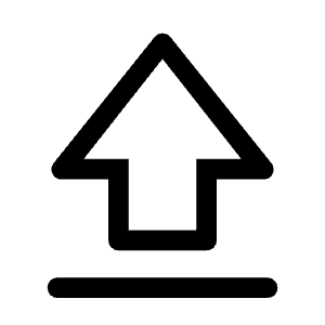 Shift Lock Icon from Rounded Line - Material Symbols Set