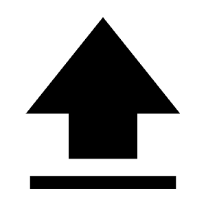 Shift Lock Fill Icon from Sharp Fill - Material Symbols Set