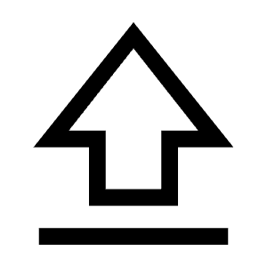 Shift Lock Icon from Sharp Line - Material Symbols Set