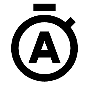 Time Auto Icon from Outlined Line - Streamline Material Free Set