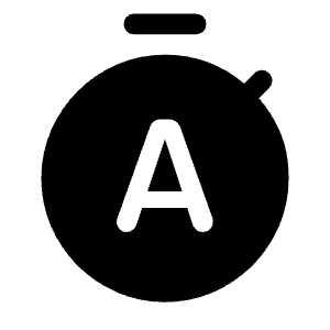 Time Auto Fill Icon from Rounded Fill - Material Symbols Set