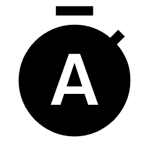 Time Auto Fill Icon from Sharp Fill - Material Symbols Set
