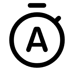 Time Auto Icon from Rounded Line - Material Symbols Set