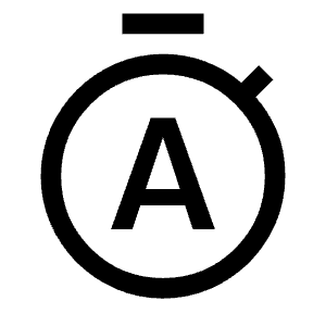 Time Auto Icon from Sharp Line - Material Symbols Set
