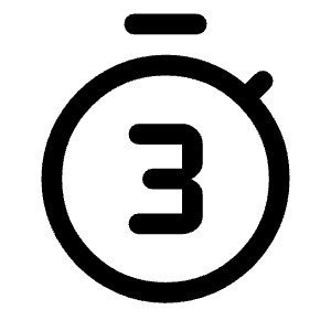 Timer 3 Alt 1 Icon from Rounded Line - Material Symbols Set