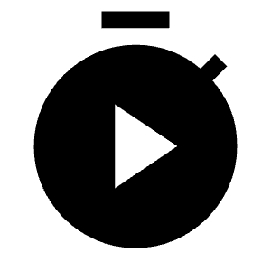 Timer Play Fill Icon from Outlined Fill - Material Symbols Set