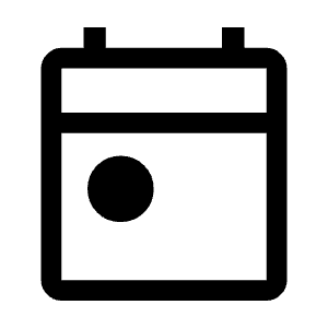 Today Icon from Outlined Line - Material Symbols Set