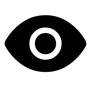 Visibility Fill Icon from Rounded Fill - Material Symbols Set